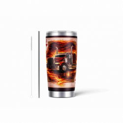 20oz Stainless Tumbler w/ Magnet Sliding Lid- Printed direct to Tumbler 656