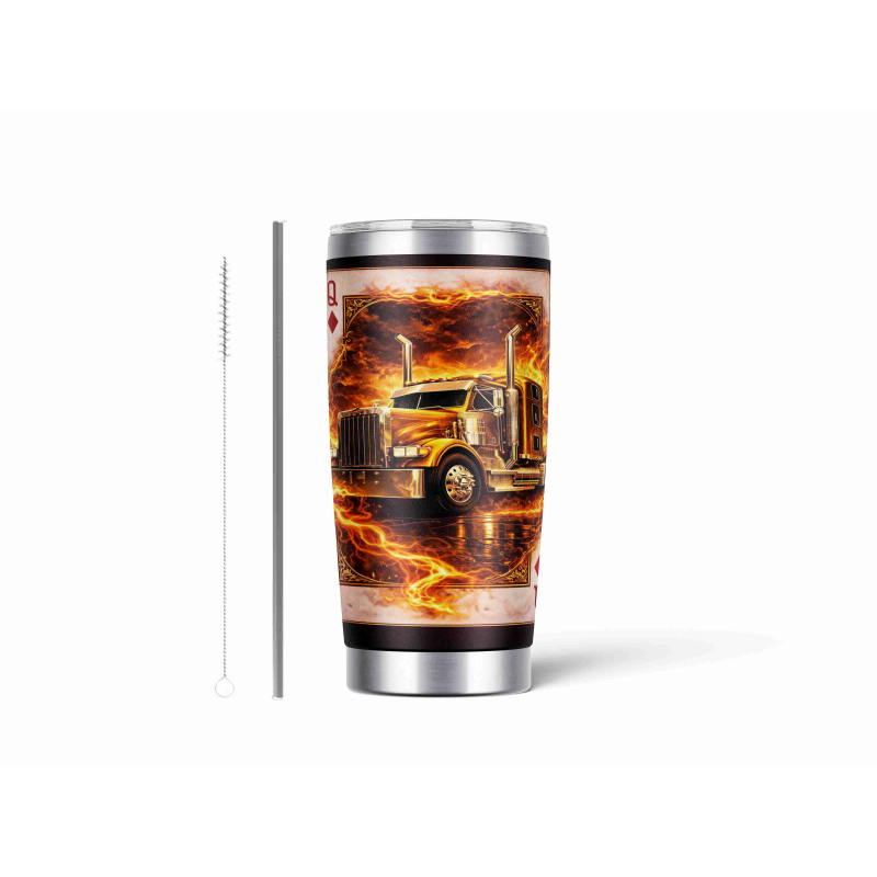 20oz Stainless Tumbler w/ Magnet Sliding Lid- Printed direct to Tumbler 658