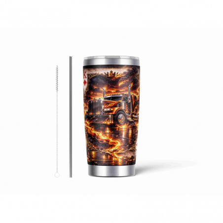 20oz Stainless Tumbler w/ Magnet Sliding Lid- Printed direct to Tumbler 663