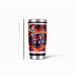 20oz Stainless Tumbler w/ Magnet Sliding Lid- Printed direct to Tumbler 665