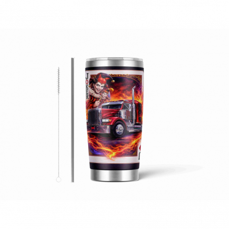 20oz Stainless Tumbler w/ Magnet Sliding Lid- Printed direct to Tumbler 665