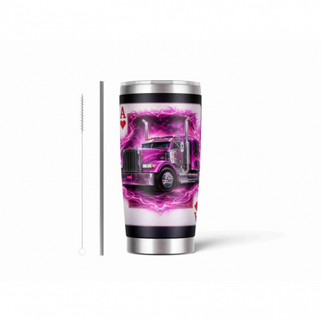 20oz Stainless Tumbler w/ Magnet Sliding Lid- Printed direct to Tumbler 667