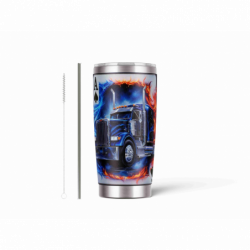 20oz Stainless Tumbler w/ Magnet Sliding Lid- Printed direct to Tumbler 670