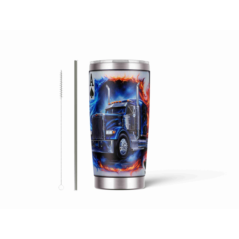 20oz Stainless Tumbler w/ Magnet Sliding Lid- Printed direct to Tumbler 670