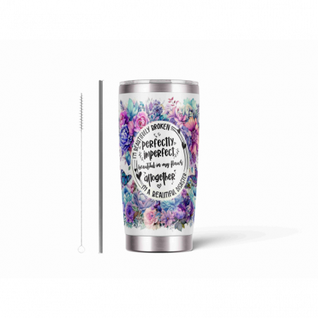 20oz Stainless Tumbler w/ Magnet Sliding Lid- Printed direct to Tumbler 671