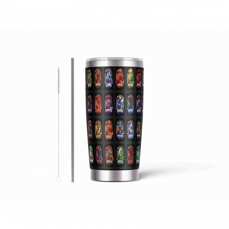 20oz Stainless Tumbler w/ Magnet Sliding Lid- Printed direct to Tumbler 672