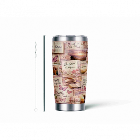 20oz Stainless Tumbler w/ Magnet Sliding Lid- Printed direct to Tumbler 678