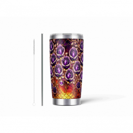 20oz Stainless Tumbler w/ Magnet Sliding Lid- Printed direct to Tumbler 684