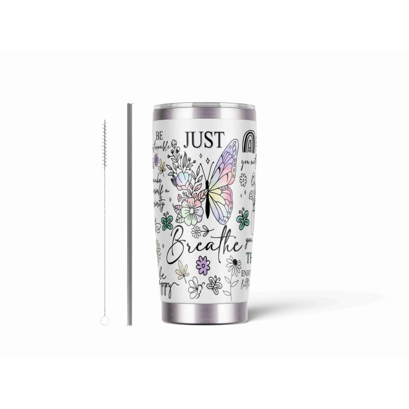 20oz Stainless Tumbler w/ Magnet Sliding Lid- Printed direct to Tumbler 703