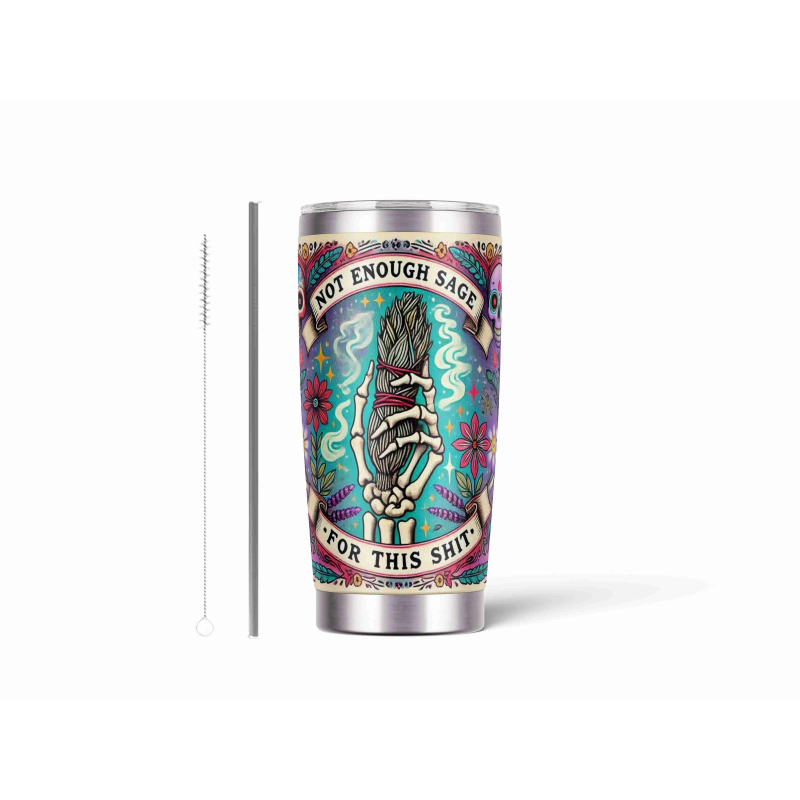 20oz Stainless Tumbler w/ Magnet Sliding Lid- Printed direct to Tumbler 706