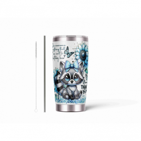 20oz Stainless Tumbler w/ Magnet Sliding Lid- Printed direct to Tumbler 708