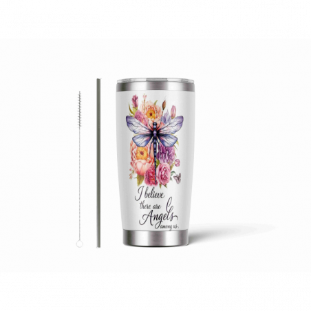 20oz Stainless Tumbler w/ Magnet Sliding Lid- Printed direct to Tumbler 713