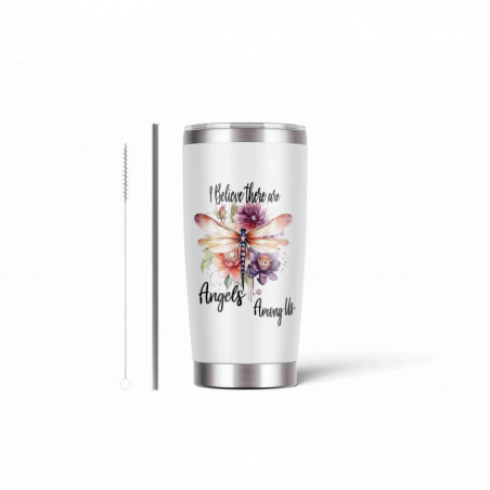 20oz Stainless Tumbler w/ Magnet Sliding Lid- Printed direct to Tumbler 726