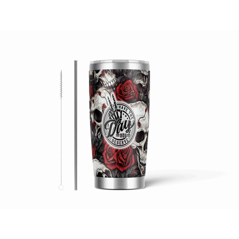 20oz Stainless Tumbler w/ Magnet Sliding Lid- Printed direct to Tumbler 727