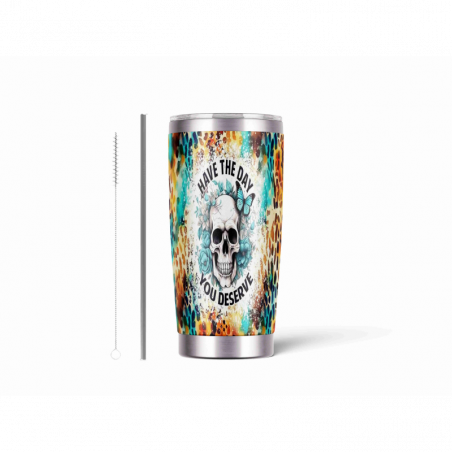 20oz Stainless Tumbler w/ Magnet Sliding Lid- Printed direct to Tumbler 728