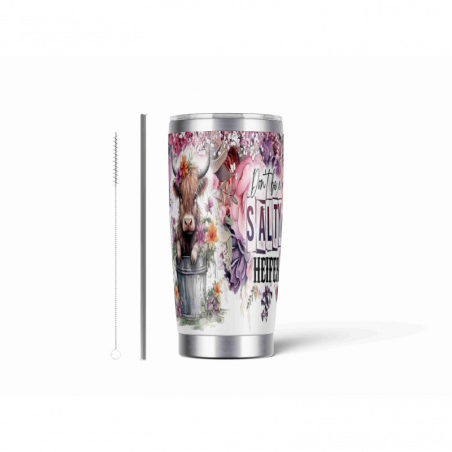 20oz Stainless Tumbler w/ Magnet Sliding Lid- Printed direct to Tumbler 729