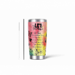 20oz Stainless Tumbler w/ Magnet Sliding Lid- Printed direct to Tumbler 740