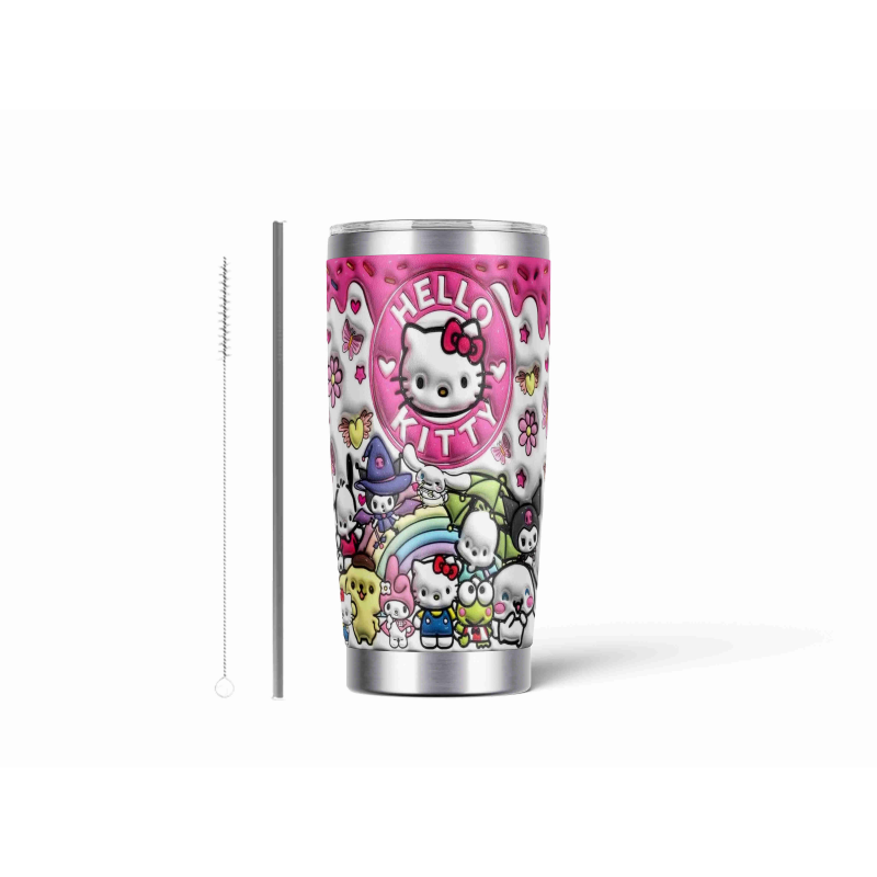 20oz Stainless Tumbler w/ Magnet Sliding Lid- Printed direct to Tumbler 750