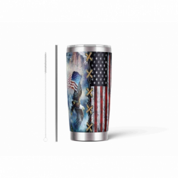 20oz Stainless Tumbler w/ Magnet Sliding Lid- Printed direct to Tumbler 751