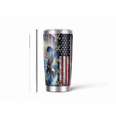20oz Stainless Tumbler w/ Magnet Sliding Lid- Printed direct to Tumbler 751