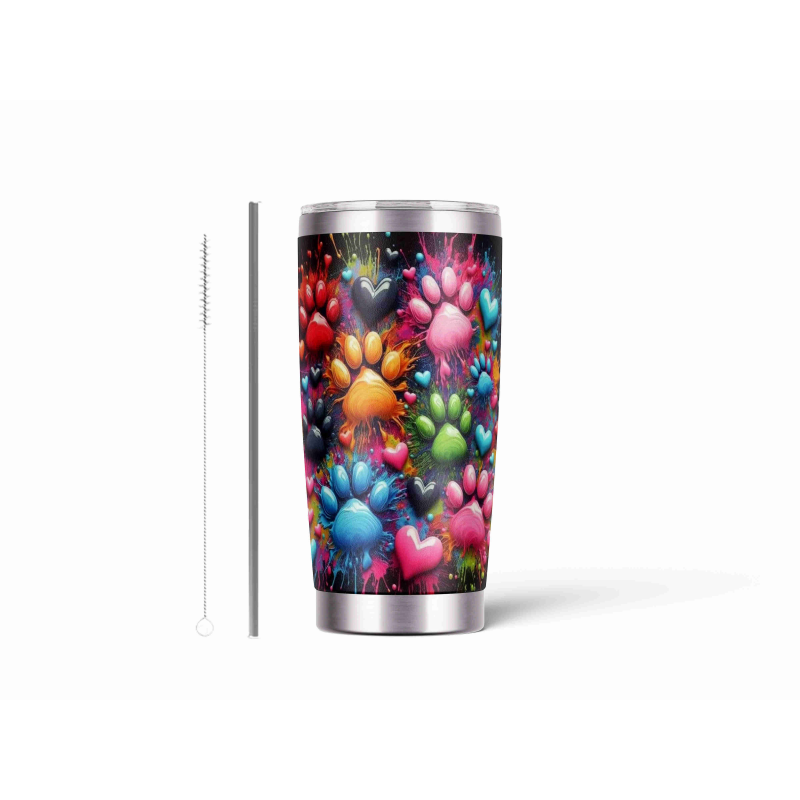 20oz Stainless Tumbler w/ Magnet Sliding Lid- Printed direct to Tumbler 760