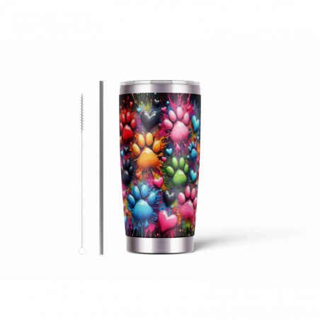 20oz Stainless Tumbler w/ Magnet Sliding Lid- Printed direct to Tumbler 760