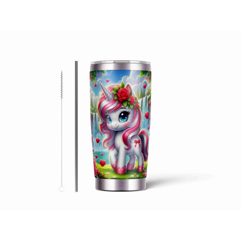 20oz Stainless Tumbler w/ Magnet Sliding Lid- Printed direct to Tumbler 765