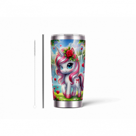 20oz Stainless Tumbler w/ Magnet Sliding Lid- Printed direct to Tumbler 765