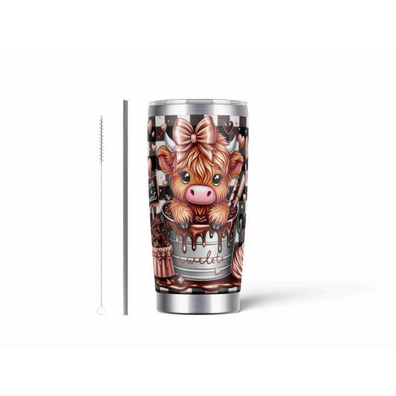 20oz Stainless Tumbler w/ Magnet Sliding Lid- Printed direct to Tumbler 768