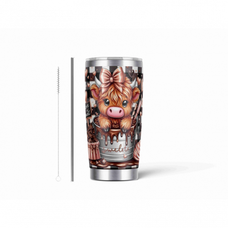 20oz Stainless Tumbler w/ Magnet Sliding Lid- Printed direct to Tumbler 768