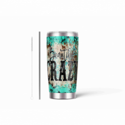 20oz Stainless Tumbler w/ Magnet Sliding Lid- Printed direct to Tumbler 772
