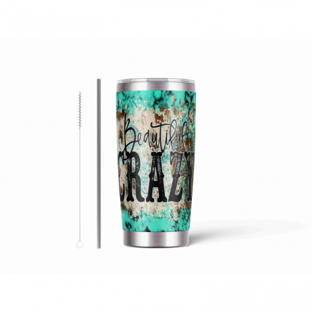 20oz Stainless Tumbler w/ Magnet Sliding Lid- Printed direct to Tumbler 772