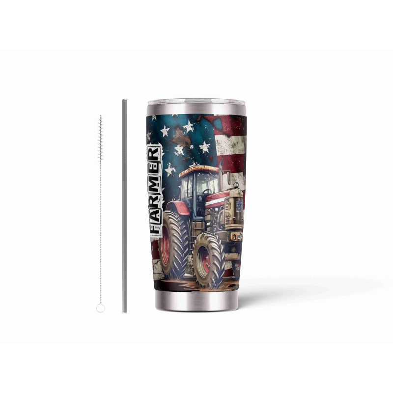 20oz Stainless Tumbler w/ Magnet Sliding Lid- Printed direct to Tumbler 773