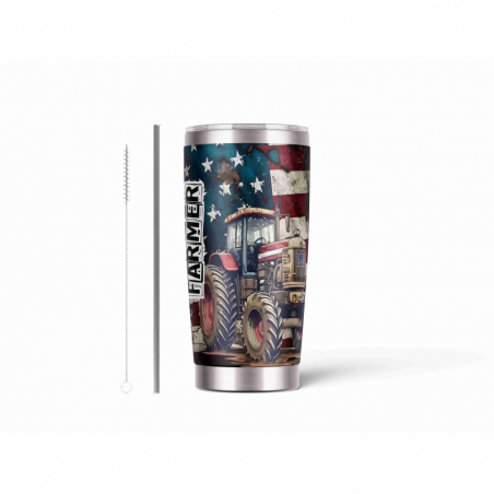 20oz Stainless Tumbler w/ Magnet Sliding Lid- Printed direct to Tumbler 773