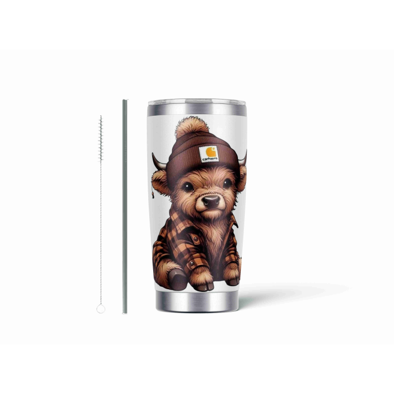 20oz Stainless Tumbler w/ Magnet Sliding Lid- Printed direct to Tumbler 777