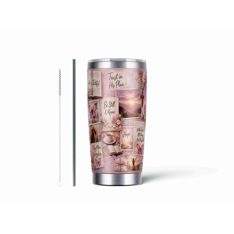 20oz Stainless Tumbler w/ Magnet Sliding Lid- Printed direct to Tumbler 781