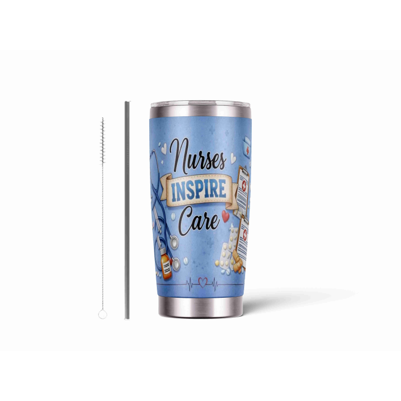 20oz Stainless Tumbler w/ Magnet Sliding Lid- Printed direct to Tumbler 783