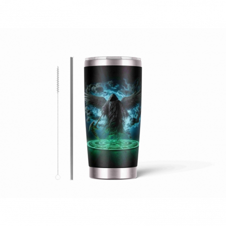 20oz Stainless Tumbler w/ Magnet Sliding Lid- Printed direct to Tumbler 786