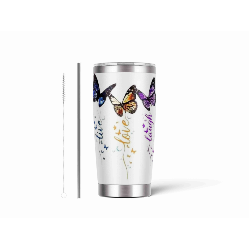 20oz Stainless Tumbler w/ Magnet Sliding Lid- Printed direct to Tumbler 791