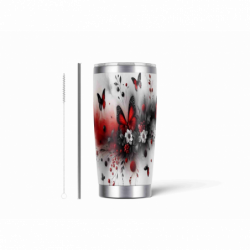 20oz Stainless Tumbler w/ Magnet Sliding Lid- Printed direct to Tumbler 797