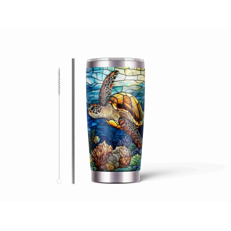 20oz Stainless Tumbler w/ Magnet Sliding Lid- Printed direct to Tumbler 798