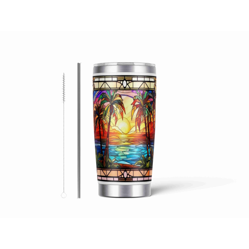 20oz Stainless Tumbler w/ Magnet Sliding Lid- Printed direct to Tumbler 799