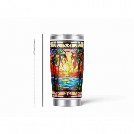 20oz Stainless Tumbler w/ Magnet Sliding Lid- Printed direct to Tumbler 799