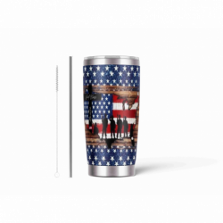 20oz Stainless Tumbler w/ Magnet Sliding Lid- Printed direct to Tumbler 804