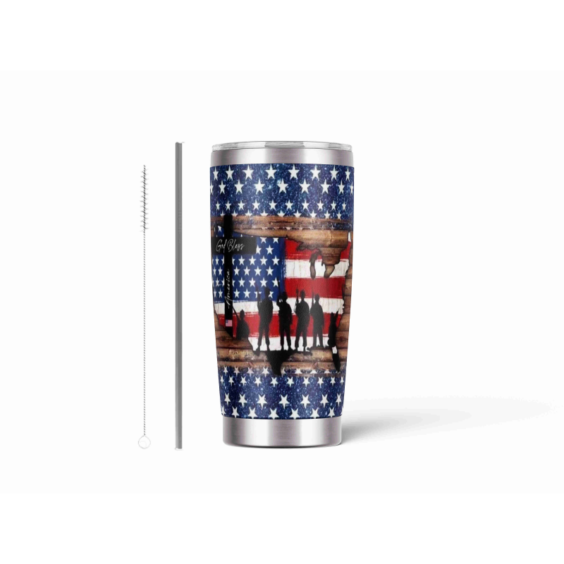 20oz Stainless Tumbler w/ Magnet Sliding Lid- Printed direct to Tumbler 804