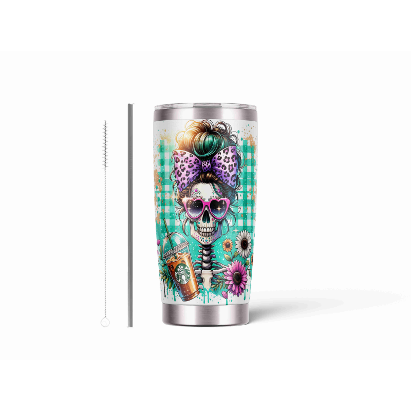 20oz Stainless Tumbler w/ Magnet Sliding Lid- Printed direct to Tumbler 808