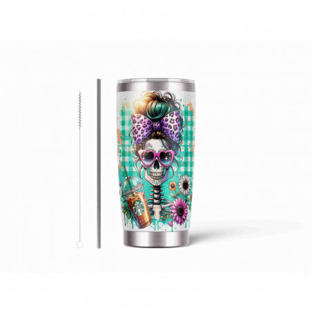 20oz Stainless Tumbler w/ Magnet Sliding Lid- Printed direct to Tumbler 808