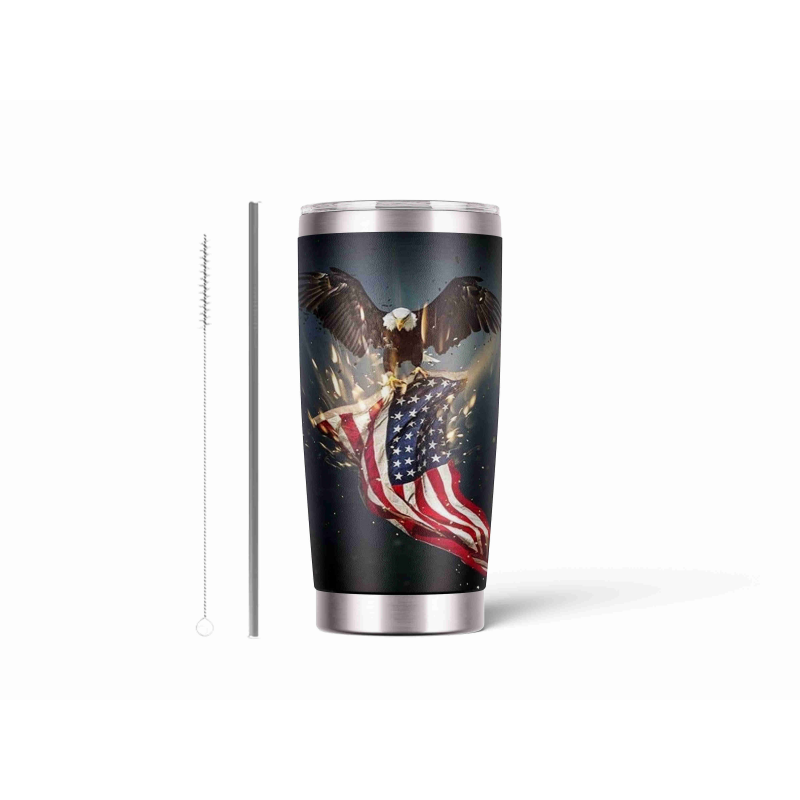 20oz Stainless Tumbler w/ Magnet Sliding Lid- Printed direct to Tumbler 821