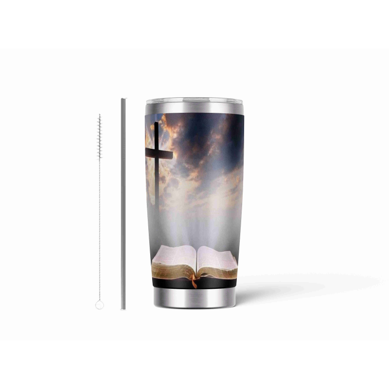 20oz Stainless Tumbler w/ Magnet Sliding Lid- Printed direct to Tumbler 822