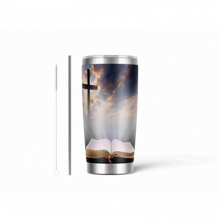 20oz Stainless Tumbler w/ Magnet Sliding Lid- Printed direct to Tumbler 822